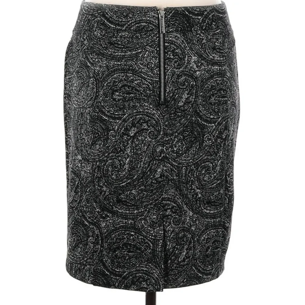 Michael Kors Paisley Mini Midi Skirt
